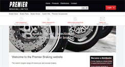 Desktop Screenshot of premierbraking.com
